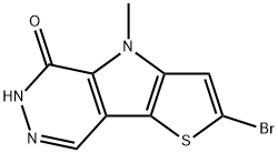 1221186-56-6 2-溴-4,6-二氢-4-甲基-5H-噻吩并[2',3':4,5]吡咯并[2,3-D]哒嗪-5-酮