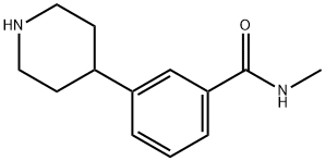N-methyl-3-(piperidin-4-yl)benzamide Struktur