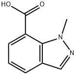 1-甲基-1H-吲唑-7-羧酸, 1221288-23-8, 结构式