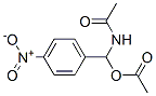 N-[(Acetyloxy)(4-nitrophenyl)methyl]acetamide Structure