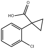 1-(2-CHLORO-PHENYL)-CYCLOPROPANECARBOXYLIC ACID Struktur