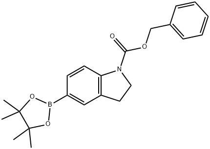 (4-(((Benzyloxy)carbonyl)(ethyl)-amino)phenyl)boronic acid Structure