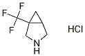 1-(Trifluoromethyl)-3-azabicyclo[3.1.0]hexane Hydrochloride, 1221722-96-8, 结构式