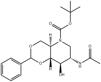 2-ACETAMIDO-4,6-O-BENZYLIDENE-N-(TERT-BUTOXYCARBONYL)-1,2,5-TRIDEOXY-1,5-IMINO-D-GLUCITOL price.