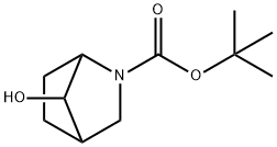 7-羟基-2-氮杂双环[2.2.1]庚烷-2-羧酸叔丁酯, 1221818-31-0, 结构式