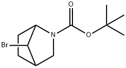 tert-Butyl 7-broMo-3-azabicyclo[2.2.1]heptane-3-carboxylate Structure