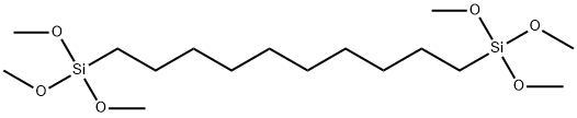 1,10-BIS-TRIMETHOXYSILYLDECANE Structure