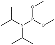 DIMETHYL N,N-DIISOPROPYLPHOSPHORAMIDITE Struktur
