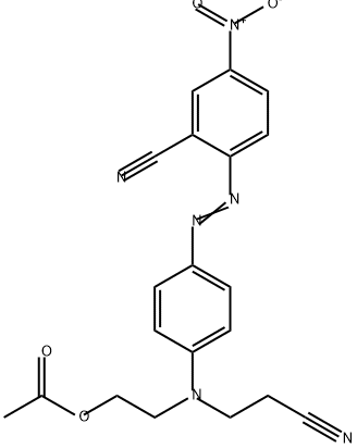 2-[[4-[[2-(アセチルオキシ)エチル](2-シアノエチル)アミノ]フェニル]アゾ]-5-ニトロベンゾニトリル