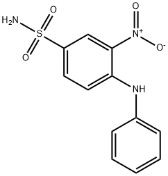 4-anilino-3-nitrobenzenesulphonamide Struktur