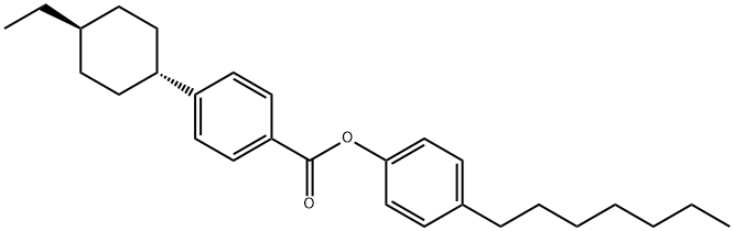 乙基环己基苯甲酸对庚基苯酚酯, 122230-65-3, 结构式