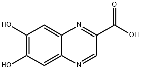 2-Quinoxalinecarboxylic acid, 6,7-dihydroxy- (9CI) Struktur