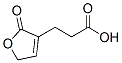 2,5-ジヒドロ-2-オキソフラン-3-プロピオン酸 化学構造式