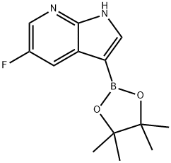 1222533-84-7 5-氟-3-(4,4,5,5-四甲基-1,3,2-二噁硼烷-2-基)-1H-吡咯并[2,3-B]吡啶