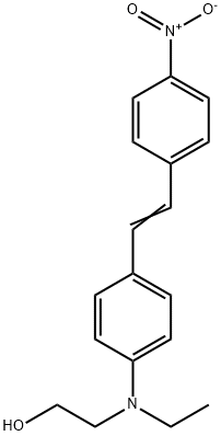 2-[乙基[4-[2-(4-硝基苯基)乙烯基]苯基]氨基]乙醇,122258-56-4,结构式