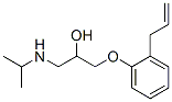 (-)-1-(o-Allylphenoxy)-3-(isopropylamino)-2-propanol Structure