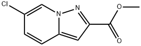 6-Chloropyrazolo[1,5-a]pyridin-2-carboxylic acid Methyl ester Struktur