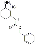 trans-3-(BenzyloxycarbonylaMino)cyclohexylaMine hydrochloride, 97% Struktur