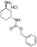 反式-3-(苄氧羰基氨基)环己胺 盐酸盐 结构式