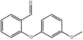 2-(3-甲氧基苯氧基)苯甲醛, 122283-23-2, 结构式