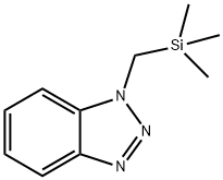 1-[(三甲基甲硅烷基)甲基]苯并三唑, 122296-00-8, 结构式