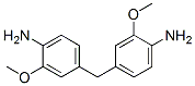 Methane, bis(4-amino-3-methoxyphenyl)-,1223-20-7,结构式