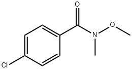 4-氯-N-甲氧基-N-甲基苯甲酰胺, 122334-37-6, 结构式