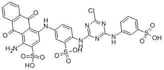 兰色染料, 12236-82-7, 结构式