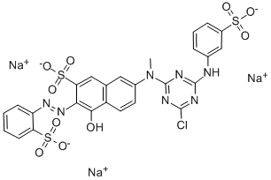 C.I.リアクティブオレンジ5 化学構造式