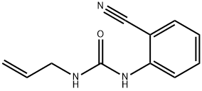 1-烯丙基-3-(2-氰基苯基)脲, 122372-27-4, 结构式