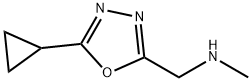 (5-环丙基-1,3,4-恶二唑-2-基)-N-甲基甲胺, 1223748-28-4, 结构式