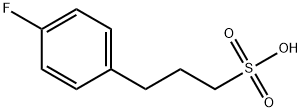 3-(4-Fluorophenyl)propanesulfonic acid Structure