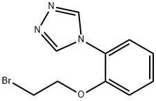 4-(2-(2-bromoethoxy)phenyl)-4H-1,2,4-triazole Structure