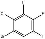 1-BROMO-2-CHLORO-3,4,5-TRIFLUOROBENZENE Struktur