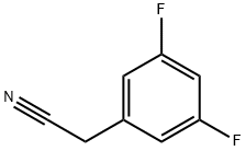 3,5-二氟苯乙腈, 122376-76-5, 结构式
