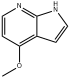 4-メトキシ-1H-ピロロ[2,3-B]ピリジン 化学構造式