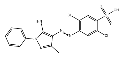 4-[(5-Amino-3-methyl-1-phenyl-1H-pyrazol-4-yl)azo]-2,5-dichlorbenzolsulfonsure