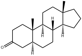3-ケト-5α-アンドロスタン 化学構造式