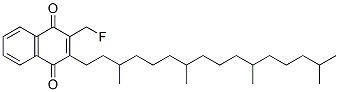 2-(fluoromethyl)-3-phytyl-1,4-naphthoquinone Structure