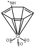 三羰基(N-甲苯胺)铬, 12241-41-7, 结构式