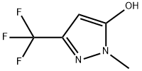 5-羟基-1-甲基-3-三氟甲基-1H-吡唑, 122431-37-2, 结构式