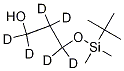 3-[[(1,1-DiMethylethyl)diMethylsilyl]oxy]-1-propanol-d6 Structure