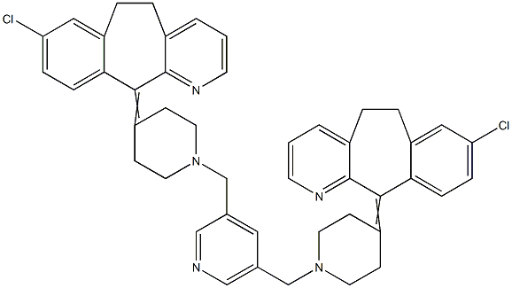 氯雷他定羟基哌N -氧化物 结构式