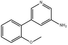 5-(2-Methoxyphenyl)pyridin-3-aMine Structure