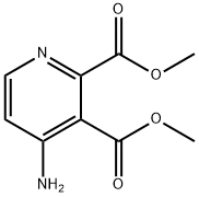 4-氨基-2,3-吡啶二羧酸二甲酯 结构式