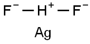 氟氢化银 结构式