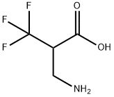 3-AMINO-2-(TRIFLUOROMETHYL)PROPIONIC ACID, 122490-10-2, 结构式