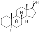 17-BETA-HYDROXY-5-ALPHA-ANDROSTANE 结构式