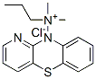(dimethyl)[10H-pyrido[3,2-b][1,4]benzothiazine-10-propyl]ammonium chloride Structure