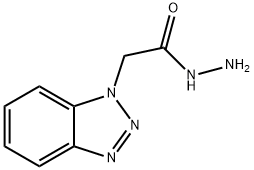 2-(1H-1,2,3-苯并三唑-1-基)乙酰肼 结构式